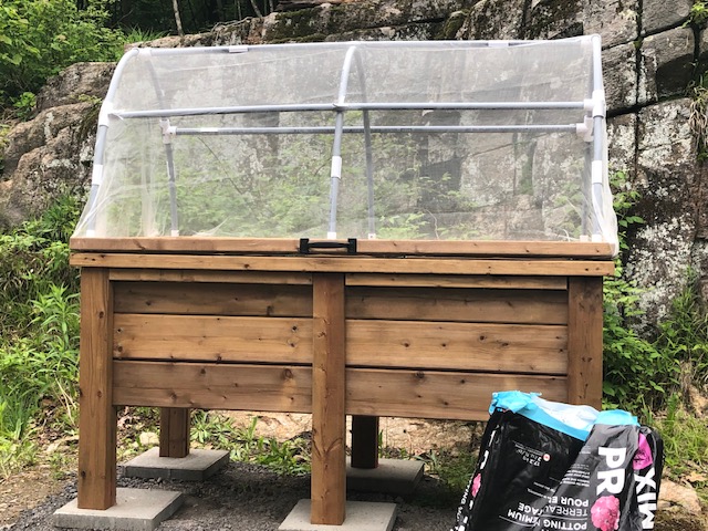 Jardin et potager en fleurs